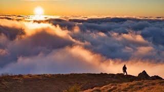 Hiking alone on the beautiful Mountain "RAX" in Austria