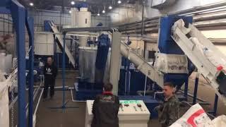Линия по переработке мягкого пластика