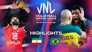  IRI vs.  BRA - Highlights | Week 2 | Men's VNL 2024