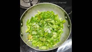 Today Lunchbox recipe| Quick and easy Capsicum fry