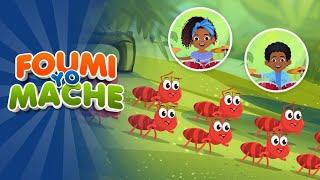 Foumi Yo Mache|The Ants Goes Marching| Haitian Creole Nursery Rhyme|Rime Pepinye