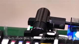 Sony's C-100 Hi-Res Mic Manufacturing Process and Test