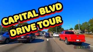 4K DRIVE TOUR CAPITAL BOULEVARD RALEIGH @4kDRIVETOUR 2022