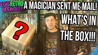 A Magician Sent Me Mail!?! What's In The Box??? Retro Games, Vintage Toys or a Rabbit?