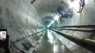 Massive Explosion Sends Shockwave in Tunnel