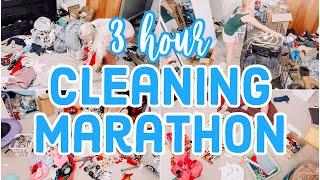 EXTREME CLEAN WITH ME MARATHON // OVER 3 HOURS OF CLEANING MOTIVATION