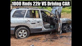 1000 Rounds Of .22lr Vs A Self Driving Car !