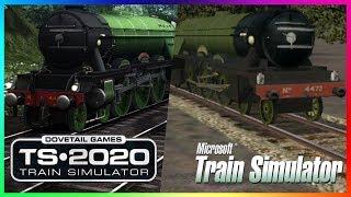 Train Simulator 2020 V.S. MSTS (Flying Scotsman)