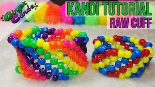 Right Angle Weave Cuff- [Kandi Tutorial] | @GingerCandE