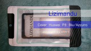 Lizimandu Cover Huawei P8  Blu/Azzurro