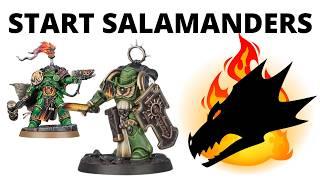 How to Start a Salamanders Army in Warhammer 40K 10th Edition