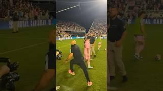 Messi’s bodyguard takes out a fan #football #messi #soccer