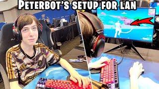 Peterbot's Gaming SETUP tour at the FNCS GLOBAL CHAMPIONSHIP