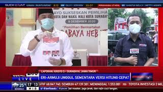 Eri Cahyadi-Armuji Unggul Hitung Cepat di Pilkada Surabaya 2020