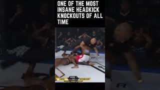 One Of The Most Insane Headkick Knockouts Of All Time  #mma #knockoutcity #combatsport #brutal