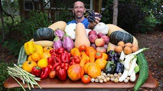 Big October Garden Harvest! Local Food at its Best! ️