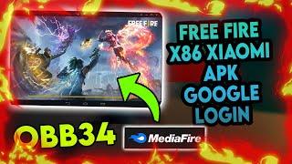 XIAOMI FREE FIRE x86 APK FOR MOBILE/PC OBB34 - 240 FPS + NO FPS DROP - BLACK SCREEN FIX - CDN FLUID