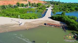 Rompimento da mina 18 | No bairo do Mutange | Maceió | Alagoas Brasil | Visto de cima em 4K | Dji 2S