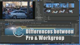 Introduction to EDIUS - Part 4 - The differences between Pro & Workgroup