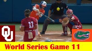 #4 Florida vs #2 Oklahoma Softball Highlights, 2024 NCAA World Series Game 11