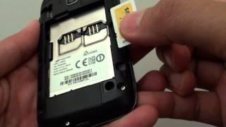 Samsung Galaxy Y S6102: How to Insert SIM Card