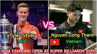 Tyler Styler VS Nguyen Cong Thanh | 2024 Diamond Open AT Super Billiards Expo