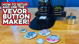 Vevor Button Maker | Unbox, Setup, and Demonstration