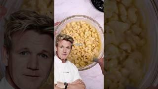 Making GORDON RAMSAY'S flavorful mac and cheese!