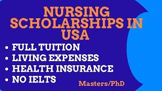 Fully Funded Nursing Scholarships in USA, No IELTS, No Tuition