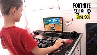 CONSEGUIMOS BAIXAR FORTNITE NESSE NOTEBOOK FRACO