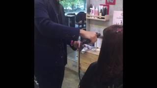 IRON C-curl perm la fiorire Korean hair salon kl malaysia