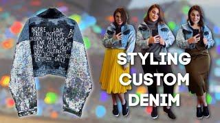 Fashion #Short: styling a holographic statement denim jacket | Bailey B.