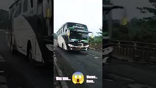 Bus Super Was Wuuuss... Balik Mudik 2025 #shortvidio #automobile #basuribussid #fvpシ