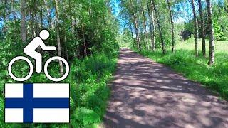 Cycling In Finland (Helsinki Bike Ride)   GoPro 1st Person Cycling