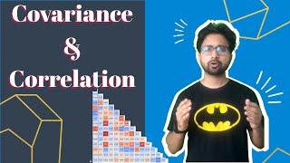 Statistics- Diffrence between covariance and correlation [Hindi]