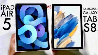 M1 iPad Air 5 (2022) Vs Samsung Galaxy Tab S8! (Comparison) (Review)