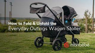 How to Fold and Unfold the Everyday Outings Wagon Stroller | Monbébé