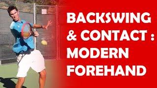 Backswing To Contact (2/3) | MODERN FOREHAND TECHNIQUE