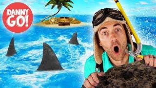 Sharks in the Water!  | Floor is Lava Game | Brain Break | Danny Go! Dance Songs for Kids