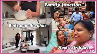 GHAR KA FUNCTION  | saree shopping + interior selection | J vlog