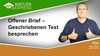 Offener Brief - Maturaexpress Zentralmatura Deutsch September 2020 #11