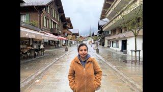 Switzerland Trip 2023 - Day 2 - Gstaad (Gstaad Promenade), Saanen (DDLJ Bridge and railway crossing)