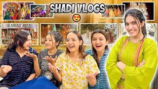 REACTING TO OUR SHADI VLOGS  | Hamari Funny Dance Performances 