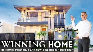 House Tour P99 · Tour an ATTRACTIVE Aesthetic BF Homes Paranaque Modern 5BR House and Lot for Sale