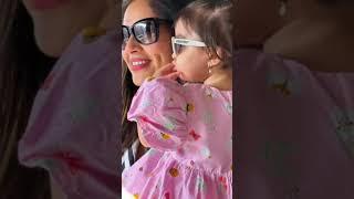 Bipasha Basu with cute little girl Devi #shorts #ytshorts #bollywood #bipasha_basu #daughter #love