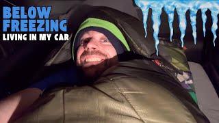 Living In My Car : Staying Warm In Below Freezing Temperatures