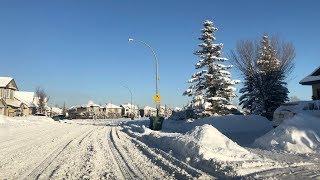 Tesla vs Heavy Winter Snow - Extreme Snowfall conditions