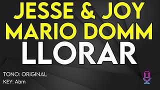 Jesse & Joy, Mario Domm - Llorar - karaoke Instrumental