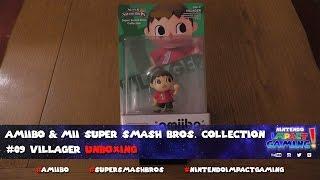 Super Smash Bros. amiibo Collection #09 Villager Unboxing