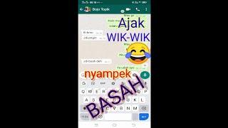 Prank chat whatsap istrinya temen ngajak wik-wik ternyata mau